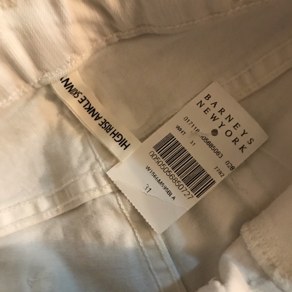 NWT rag & bone white high rise skinny jeans - Picture 7 of 8